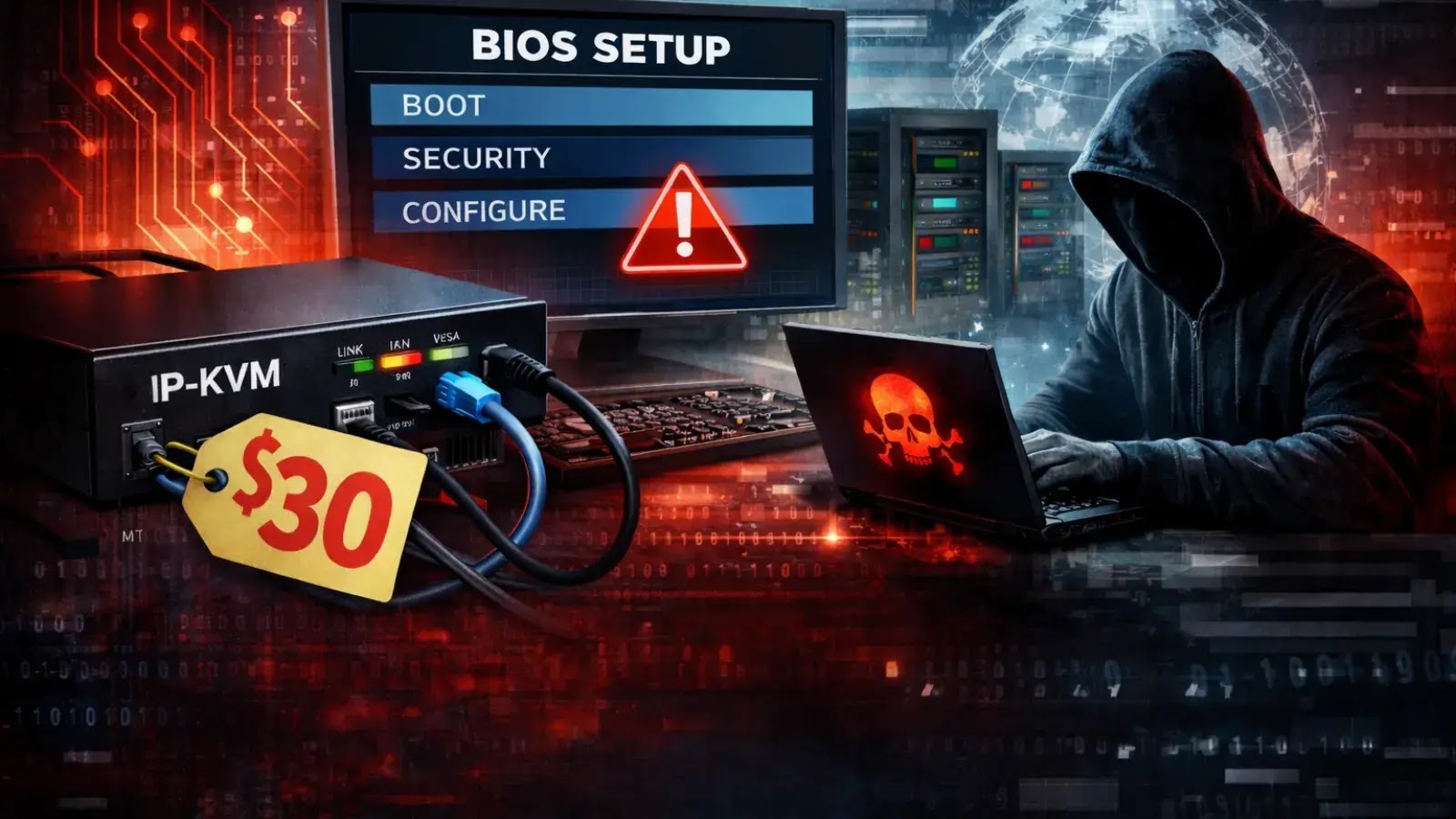 $30 IP-KVM Flaws Could Give Attackers BIOS-Level Control Across Enterprise Networks