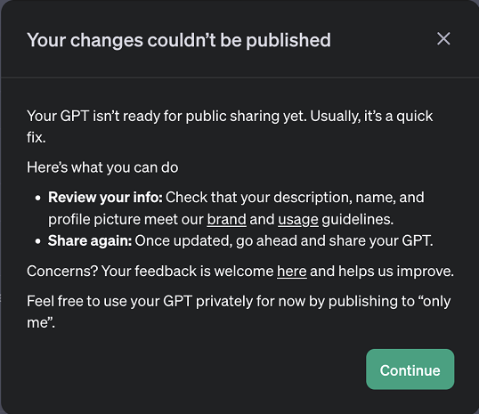 Rejected Guidelines