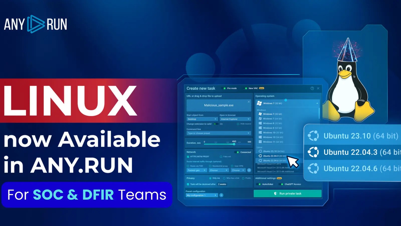 ANY.RUN Sandbox Now Analyzes Complex Linux Malware For SOC & DFIR Teams