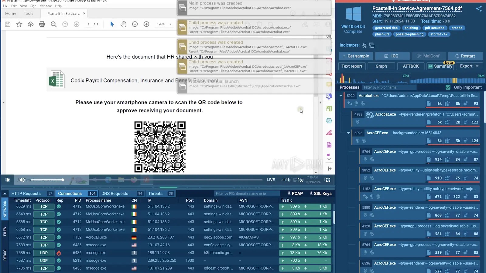 Automate Analysis of Common Attack Vectors with a Malware Sandbox