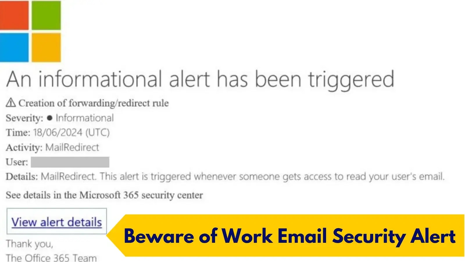 Beware of Work Email Security Alert that Steals Your Login Credentials
