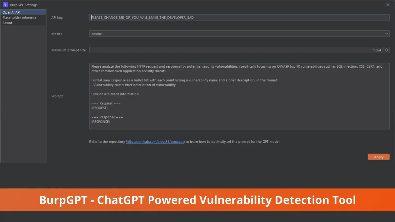 BurpGPT – ChatGPT Powered Automated Vulnerability Detection Tool