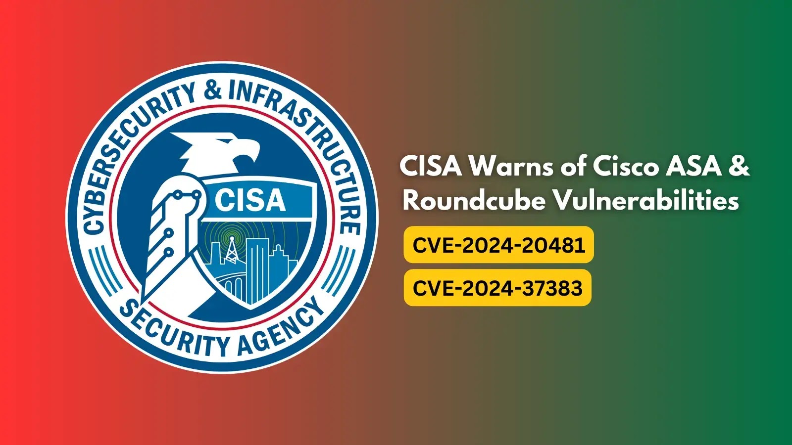 CISA Warns of Cisco ASA & Roundcube Vulnerabilities Exploited in Wild