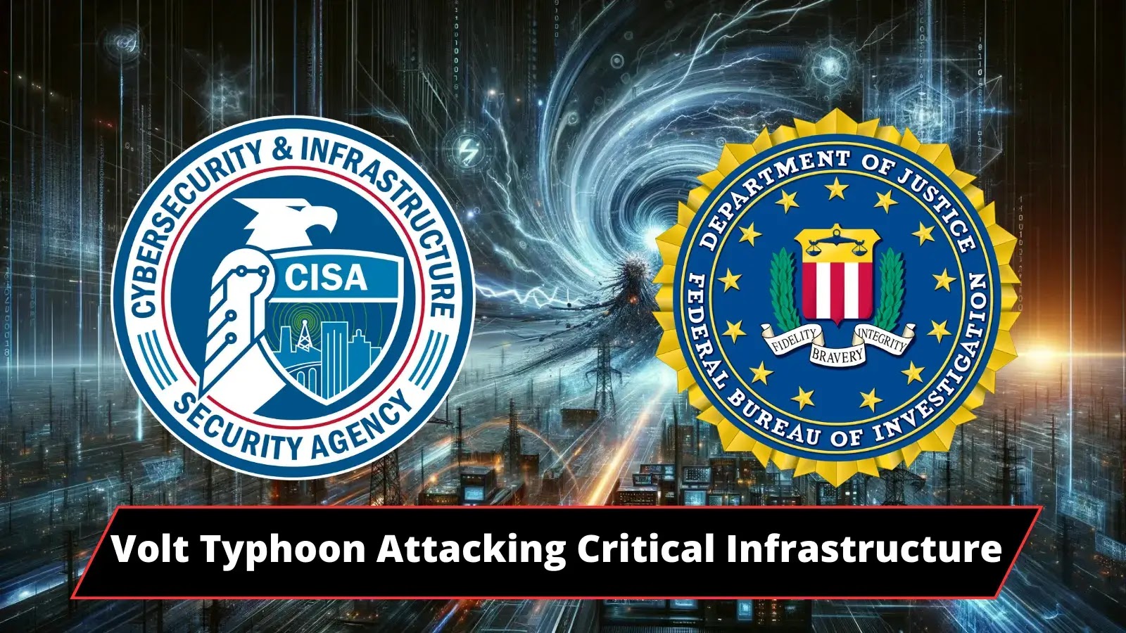 CISA, NSA & FBI Warns of Volt Typhoon Attacking Targeting Critical Infrastructure