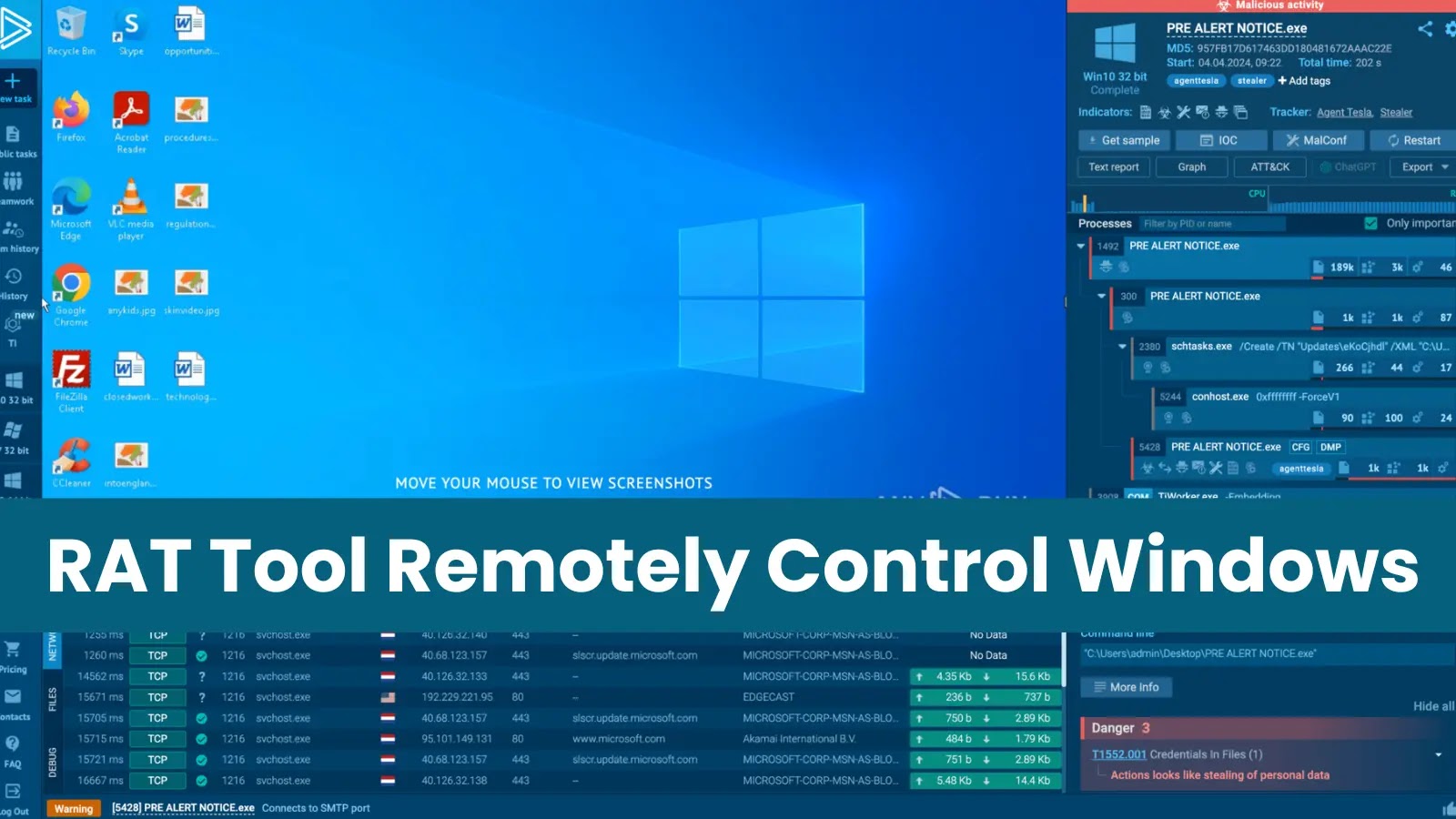 DarkComet RAT – A Remote Access Tool Lets Attackers Remotely Control Windows