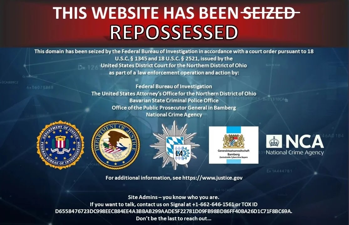 FBI Shuts Down Dispossessor Ransomware Operations, Domains Dismantled