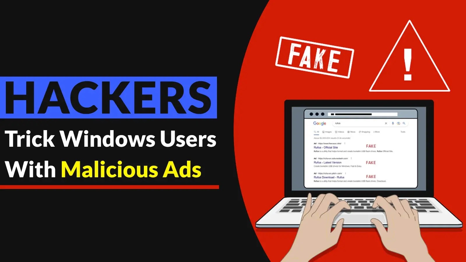 Hackers Trick Windows Users With Malicious Ads to Deliver Malware