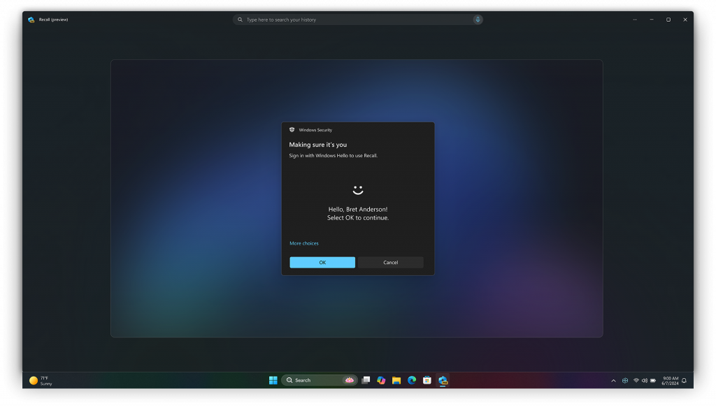 Windows Hello Enhanced Sign-in Security (ESS)