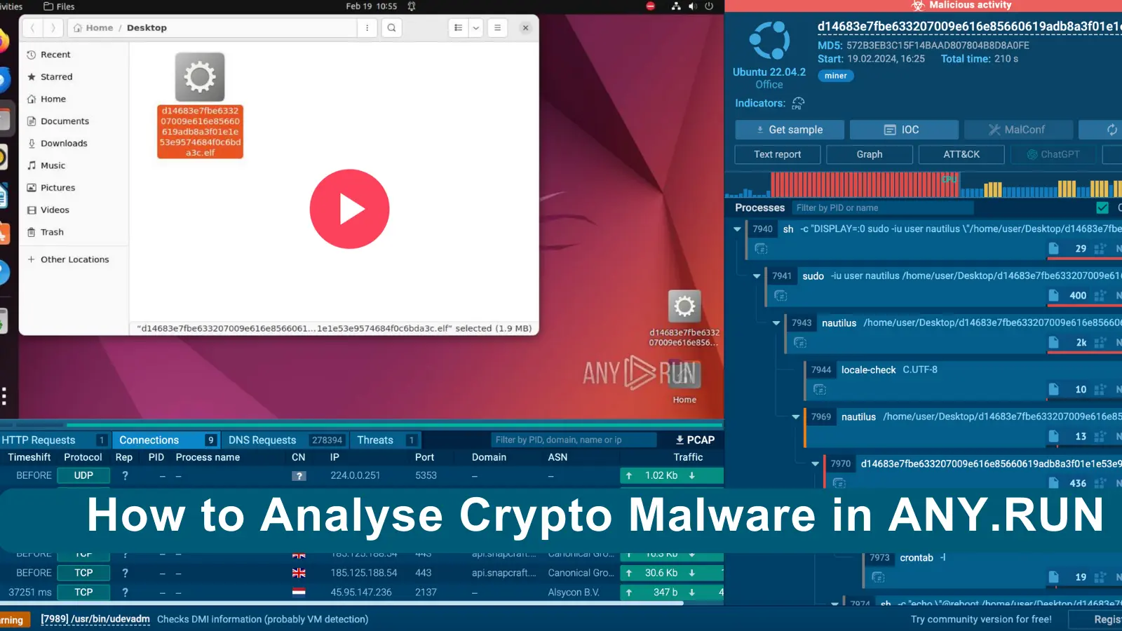 How to Analyse Crypto Malware in ANY.RUN Sandbox ?