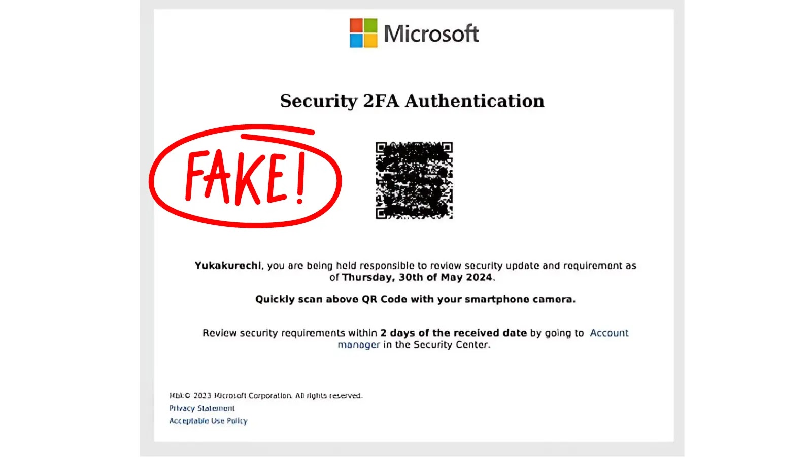 Beware Of Malicious PDF Files That Mimic Microsoft 2FA Security Update
