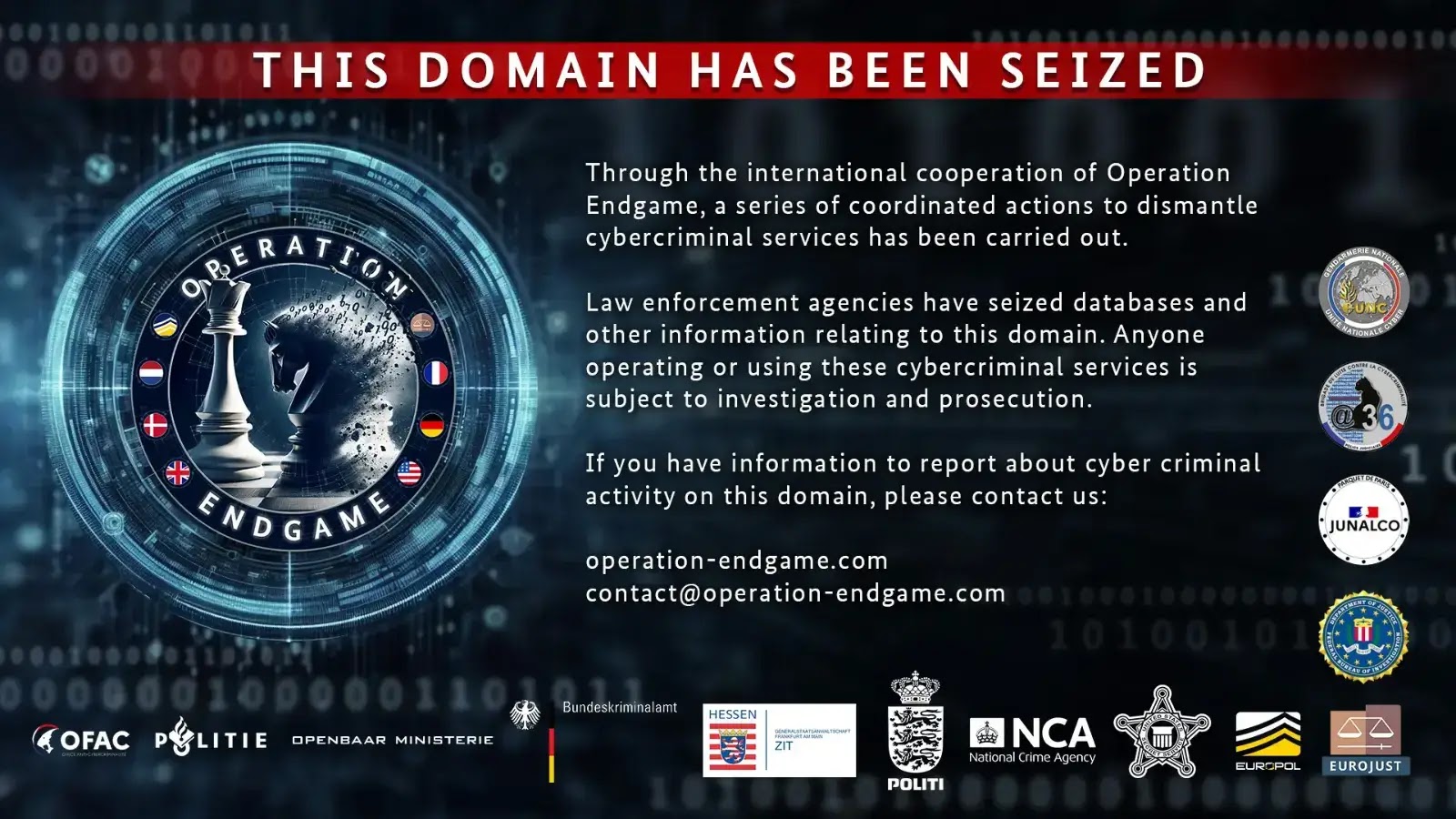 Operation Endgame: Authorities Seized IcedID, Pikabot, & Other Droppers