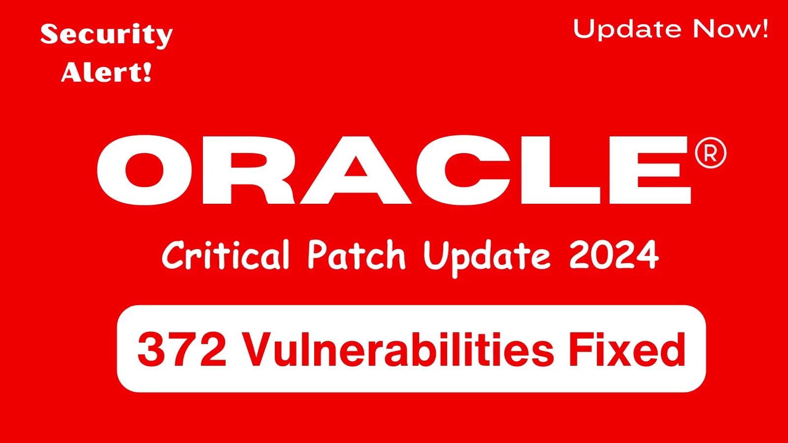 Alert! Oracle Releases Critical Patch Update 2024 – 372 Vulnerabilities are Fixed