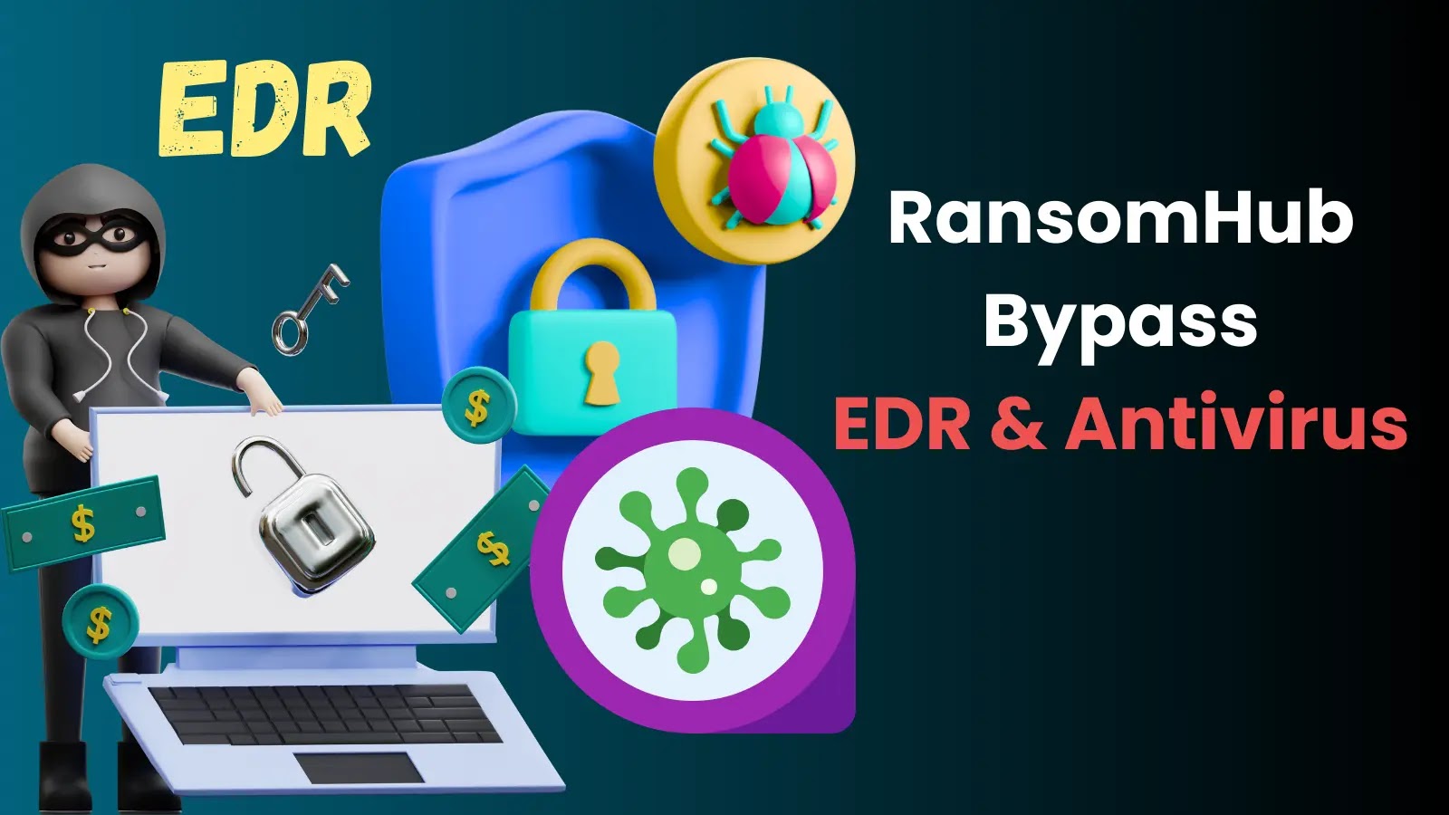 RansomHub Ransomware Using Multiple Techniques To Disable EDR And Antivirus