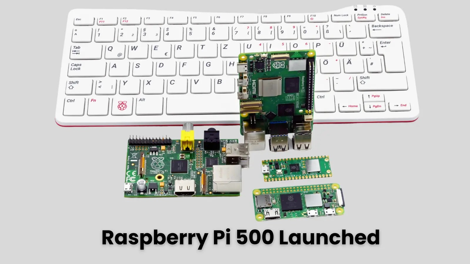 Raspberry Pi 500 All-in-One Compact Computer Launched With New Features