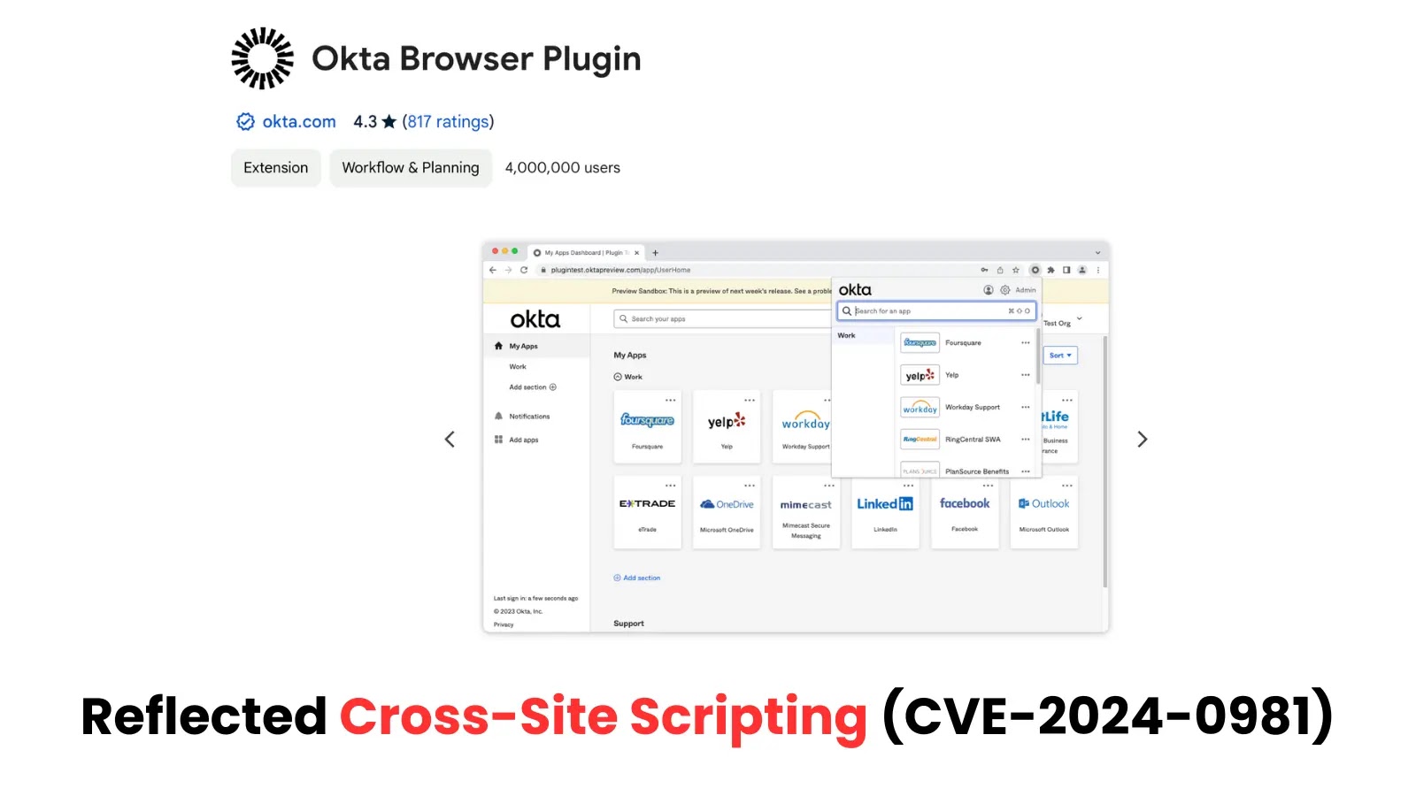 Okta Browser Plugin Vulnerable To Reflected Cross-Site Scripting Attacks