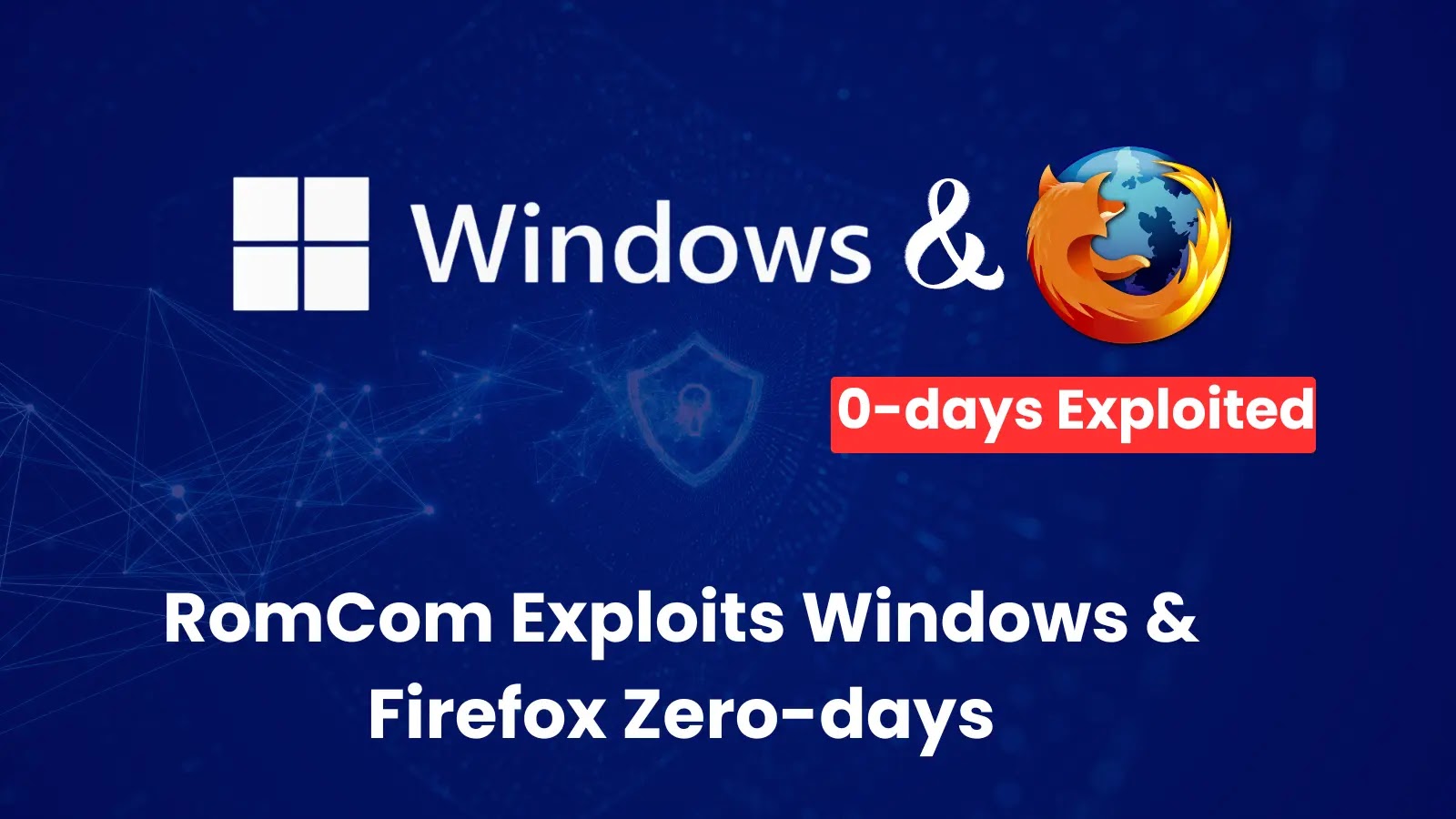 Windows Zero-days & Firefox Vulnerability Exploited by RomCom Hackers Group