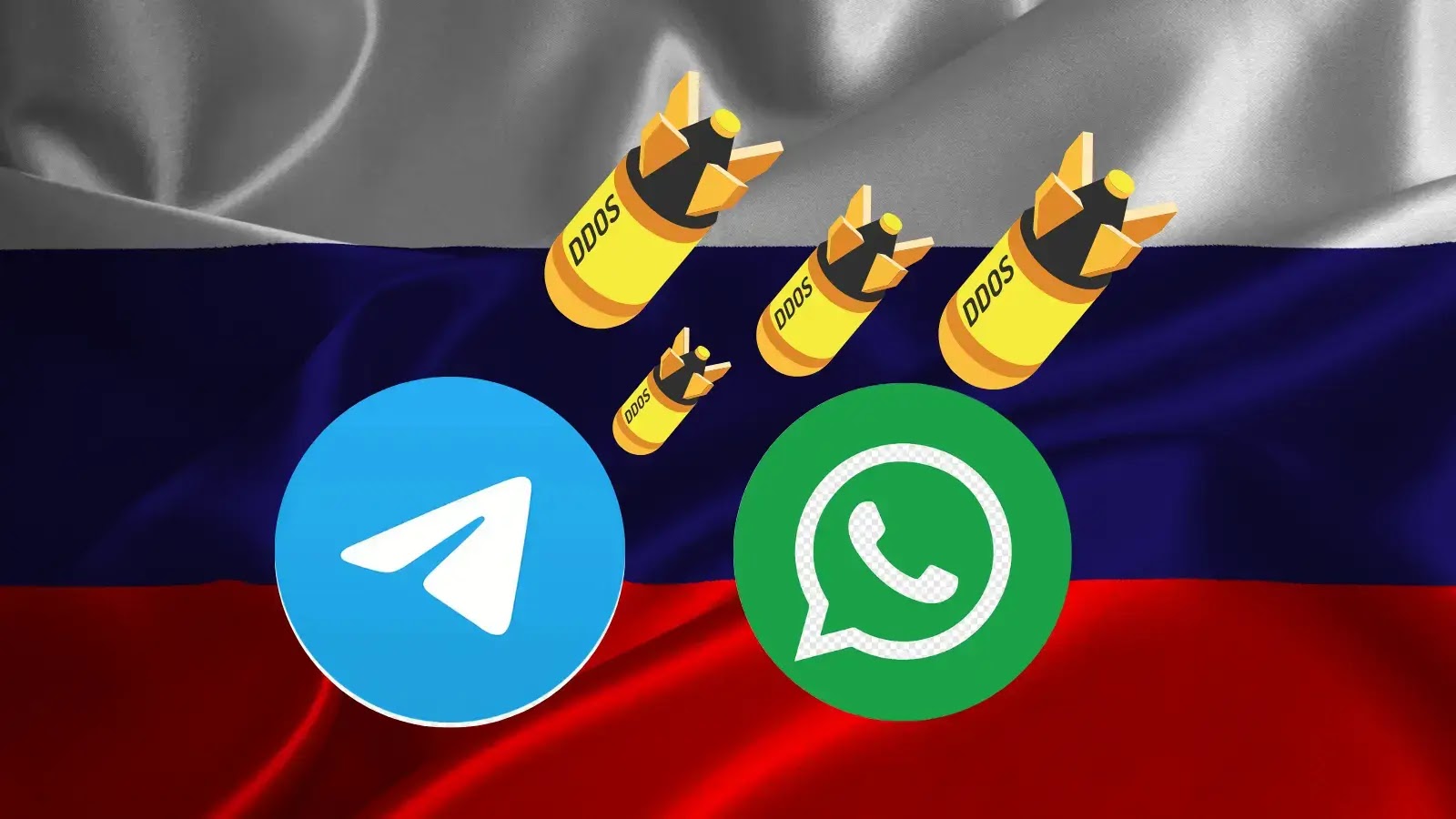 Russia Reports DDoS Attack Disrupting Telegram and WhatsApp