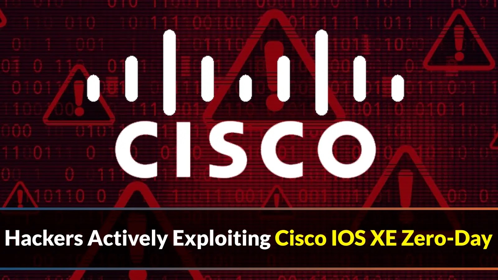 Threat Actors Actively Exploiting Cisco IOS XE Zero-day Vulnerability