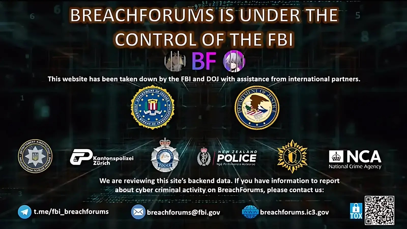 Authorities Seized Notorious Data Leak Site BreachForums