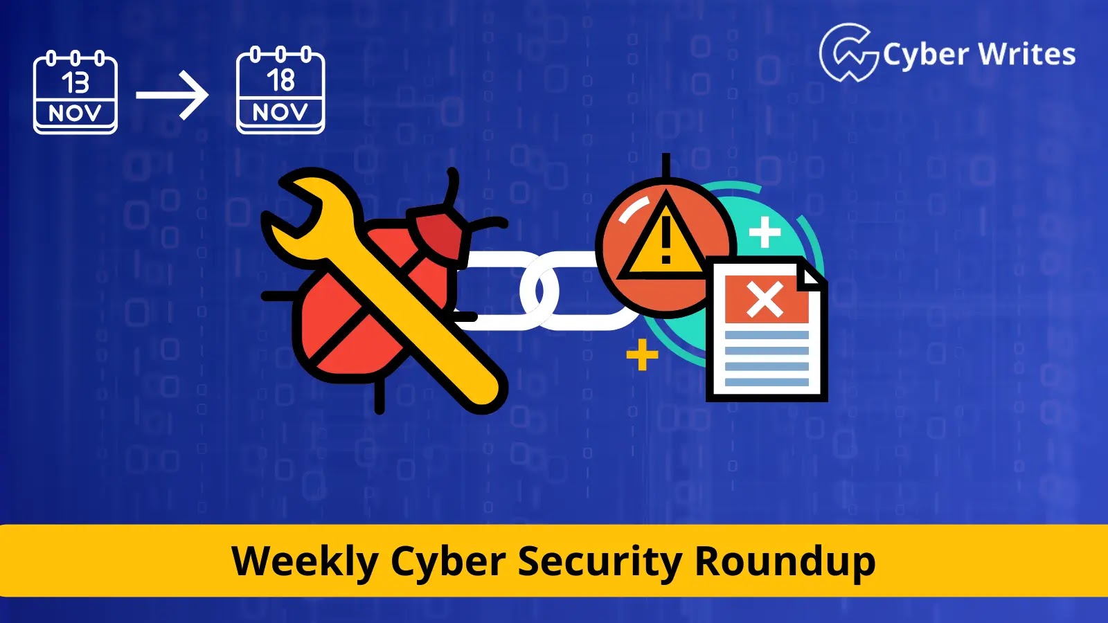 Weekly Cyber Security News Roundup for the Week of November 13th to 18th