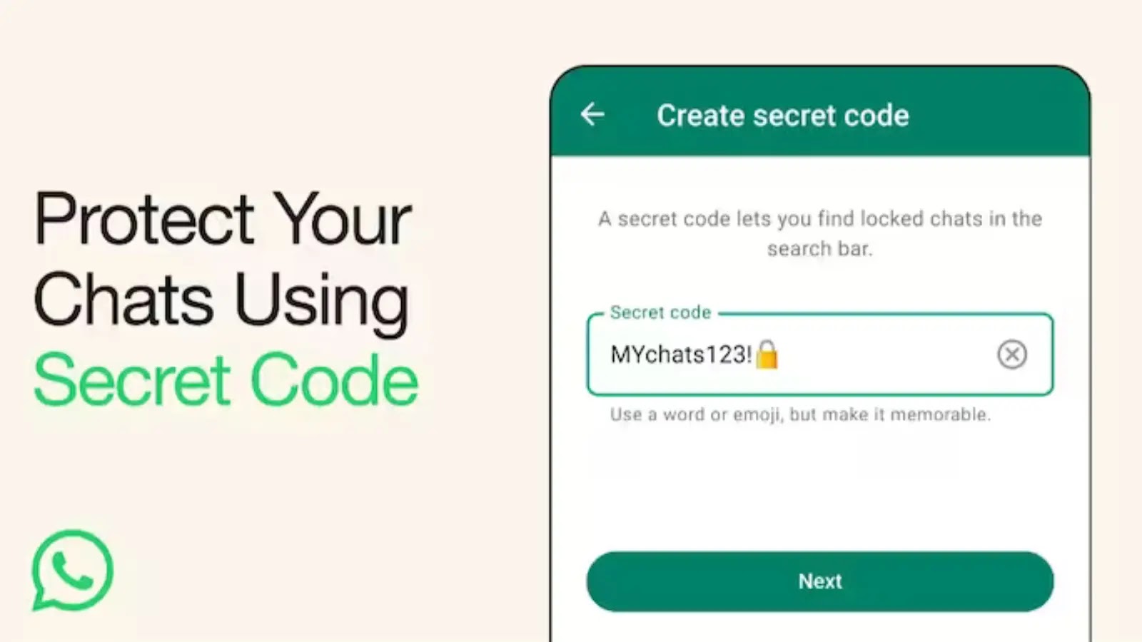 WhatsApp Secret Code Feature Lets Users Set Unique Locked Chat Passwords