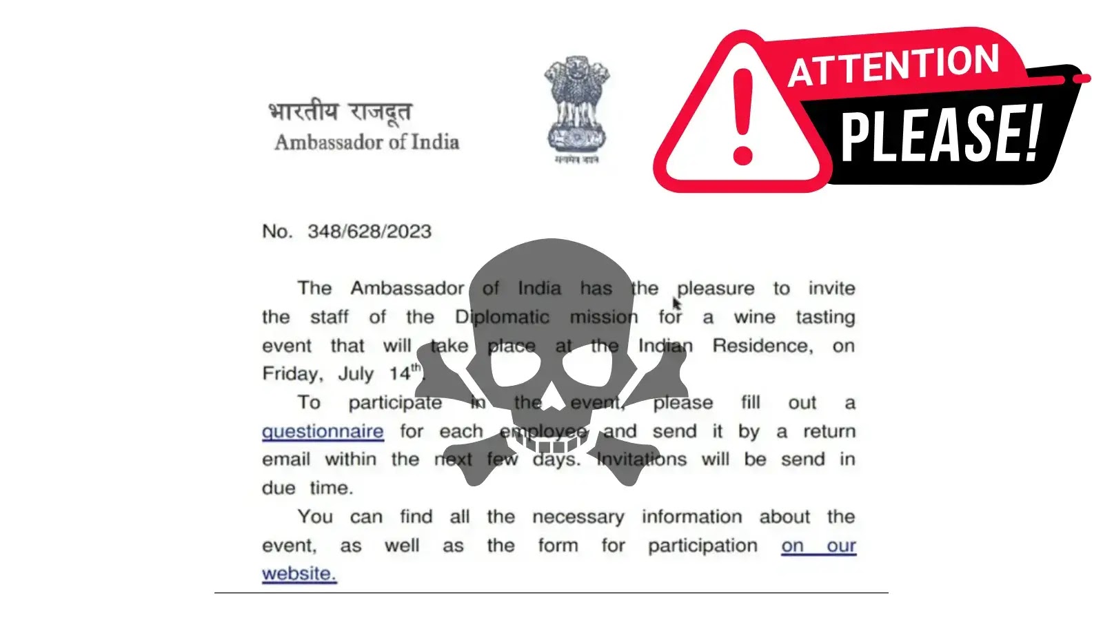 Wineloader Mimic As Ambassador Of India To Start The Infection Chain