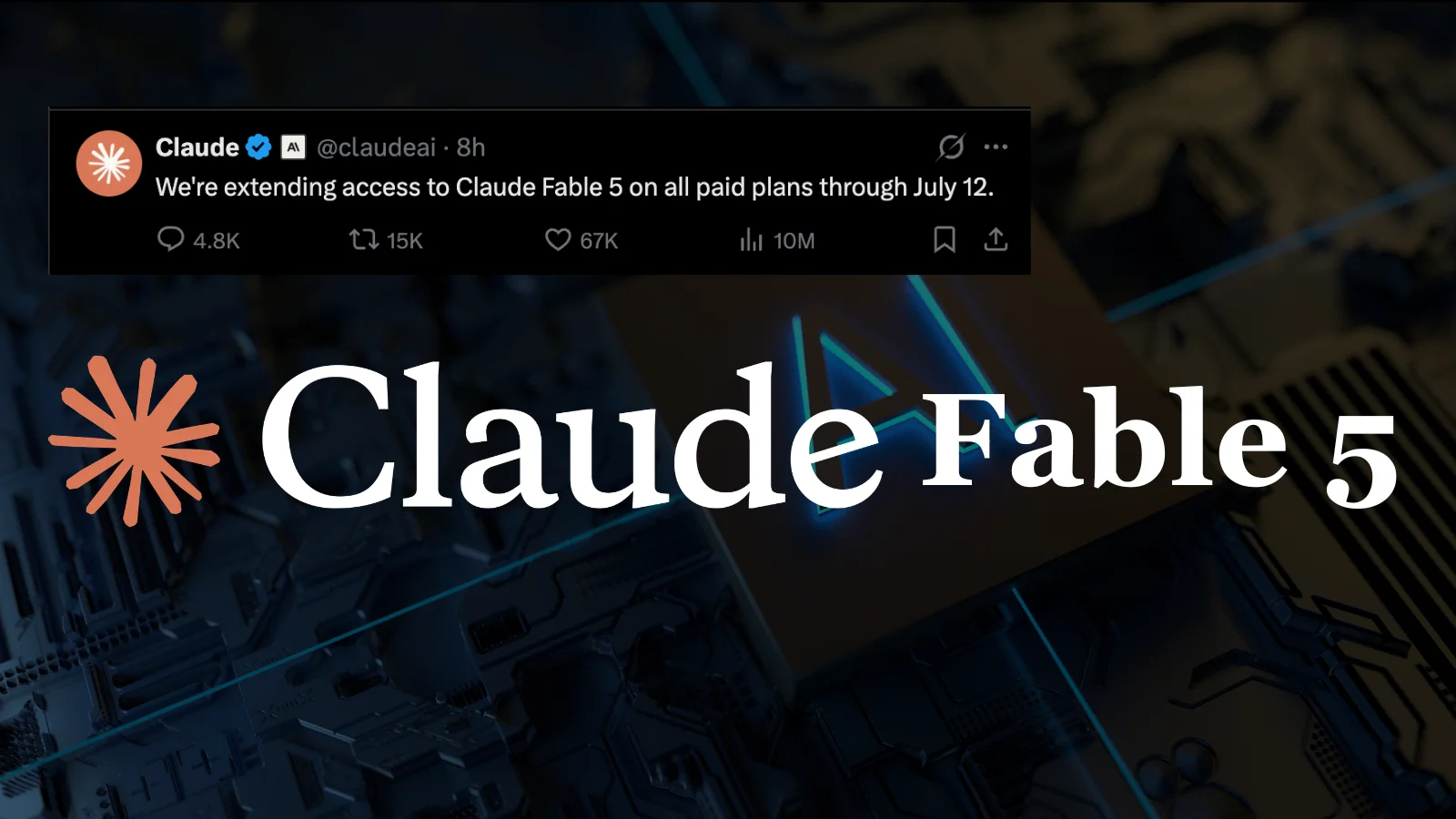 Anthropic Extends Free Access to Claude Fable 5 on All Paid Plans