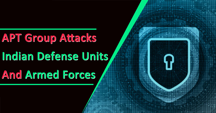 APT Group Attacks Indian Defense Units and Armed Forces Since 2019 Aimed to Steal Sensitive Data