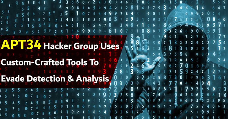 APT34 Hacker Group Uses Custom-crafted Tools to Evade Detection and Analysis