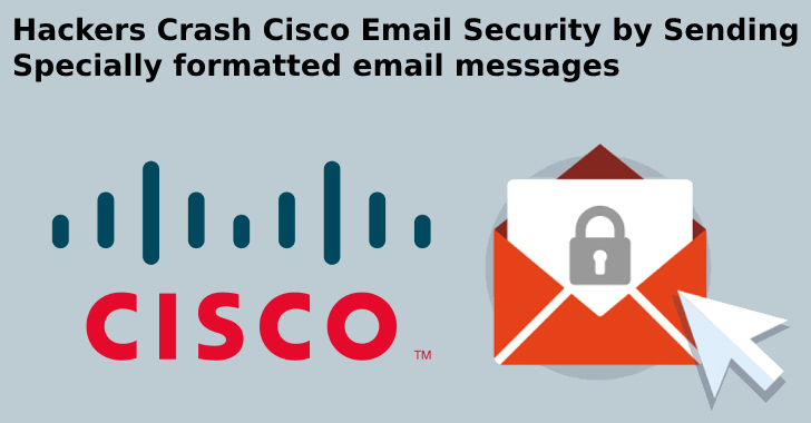 Hackers Crash Cisco Email Security by Sending Specially Formatted Email Messages