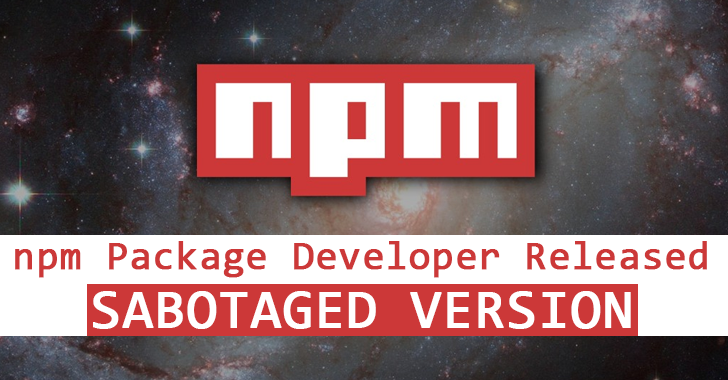npm Package Developer Released Sabotaged Version That Deletes Files for Users Based in Russia