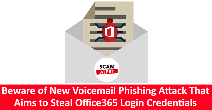 Beware!! New Voicemail Phishing Attack That Aims to Steal Office365 Login Credentials