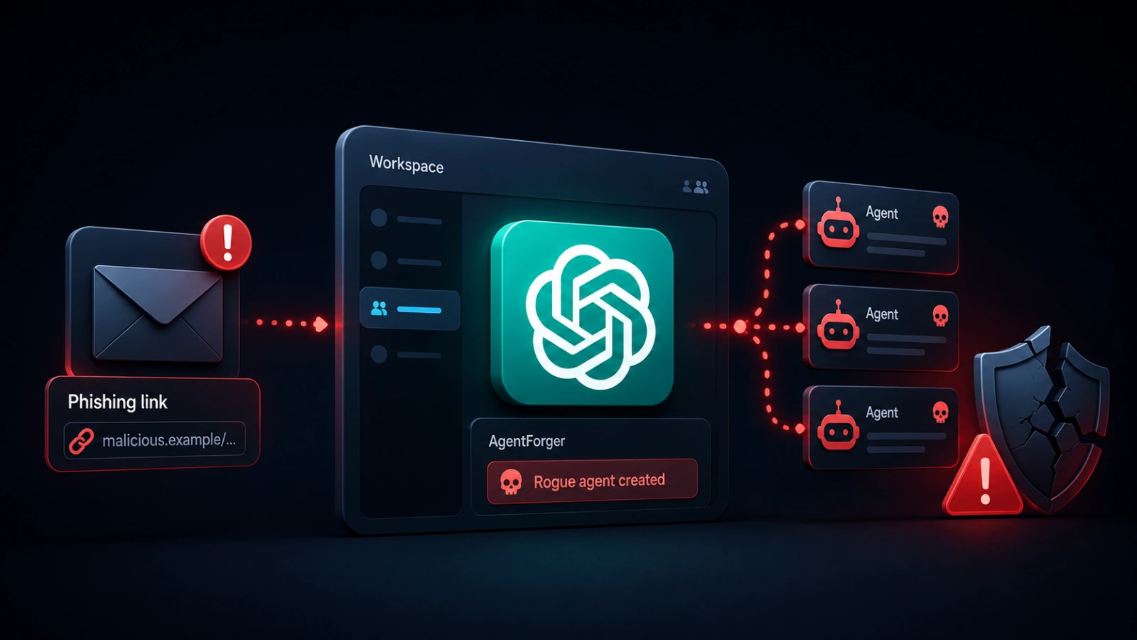 ChatGPT AgentForger Flaw Could Deploy Rogue Workspace Agents via a Phishing Link