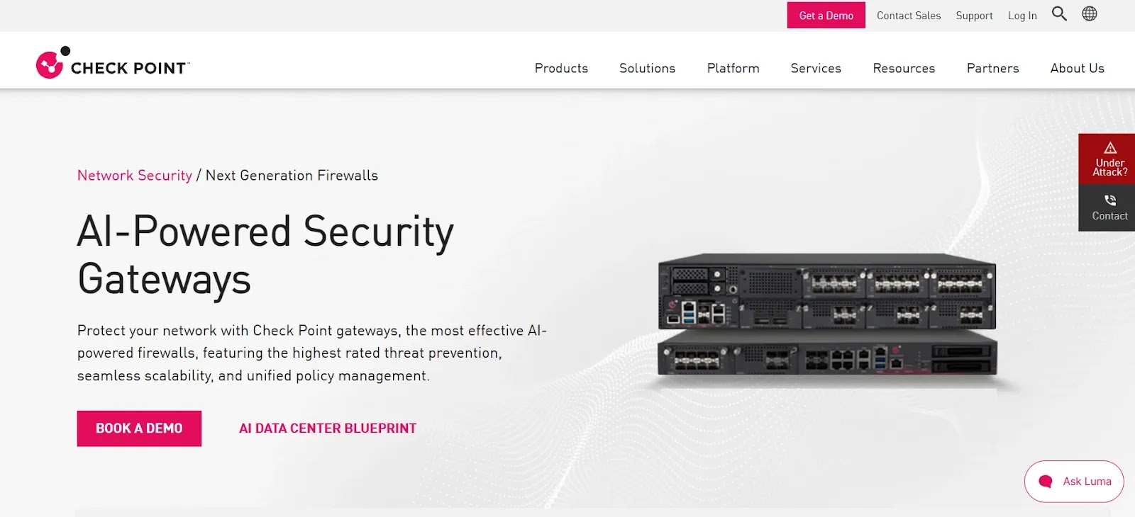 Check Point Quantum next-generation firewall SmartConsole threat prevention dashboard 