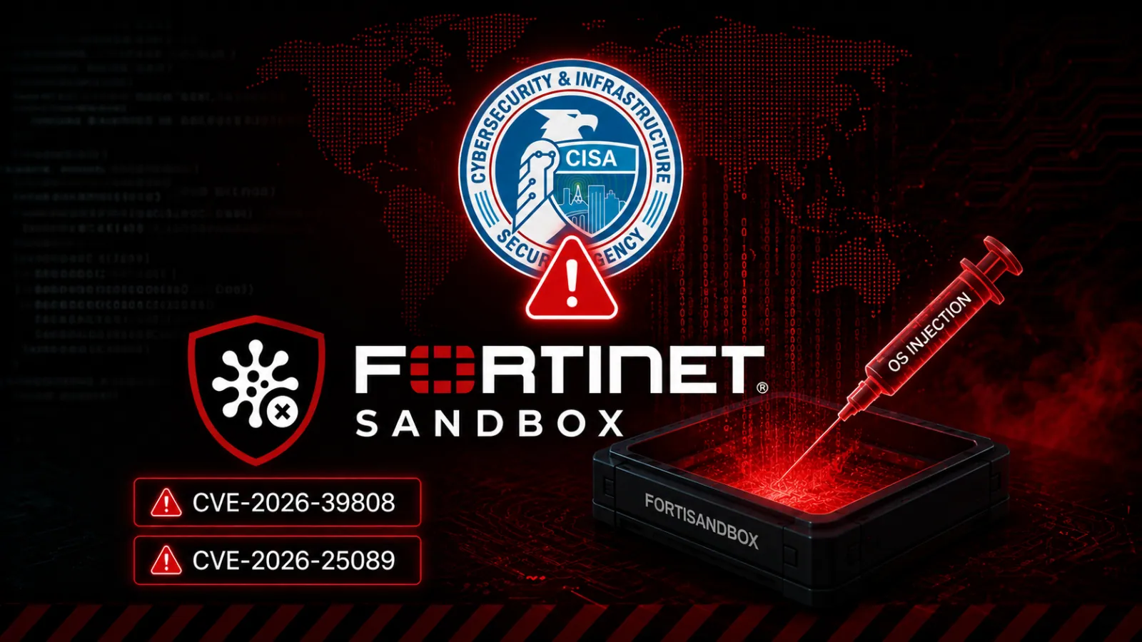 CISA Warns of Fortinet FortiSandbox OS Injection Vulnerabilities Exploited in Attacks