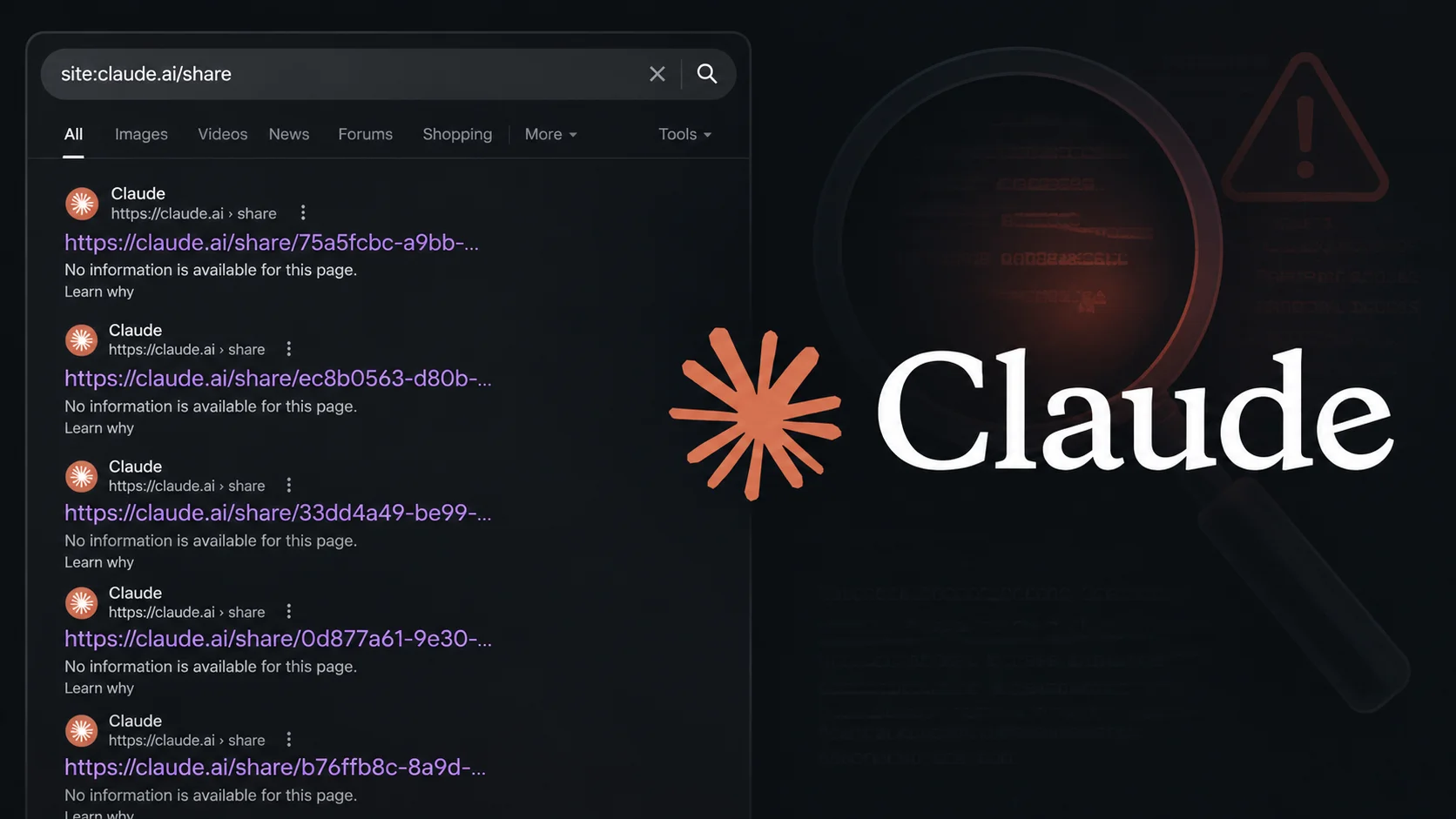 Claude AI Shared Chats Reportedly Exposed in Google Search Results