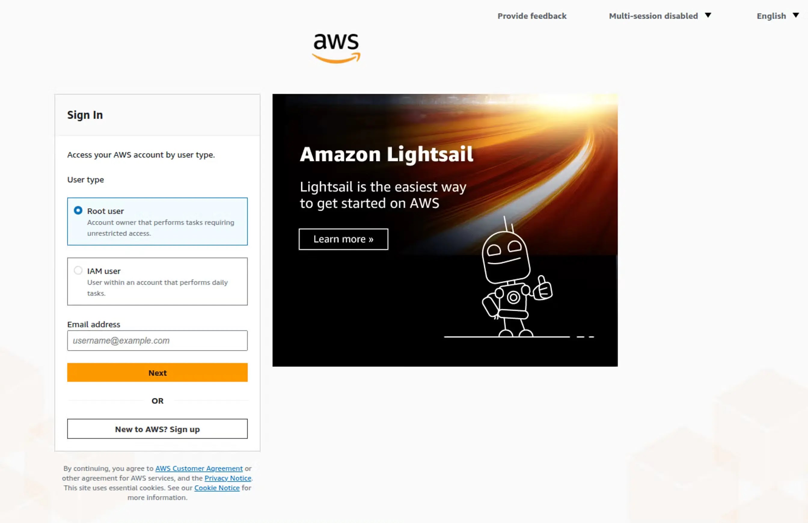 Cloned AWS Console (Source - DATADOG)