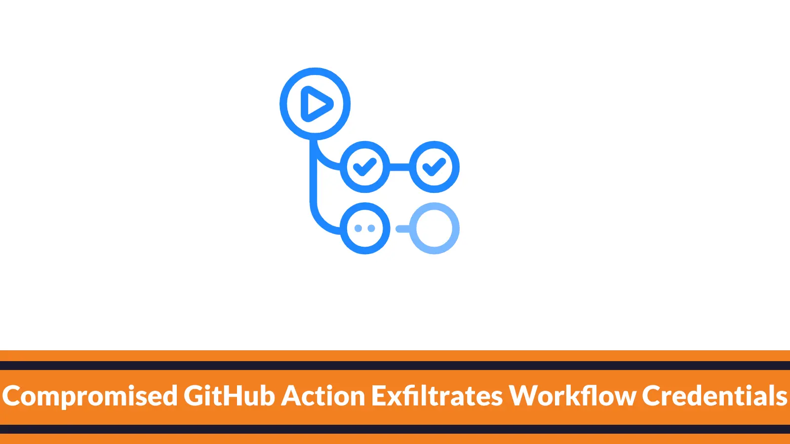 Compromised GitHub Action Exfiltrates Workflow Credentials to Attacker Domain