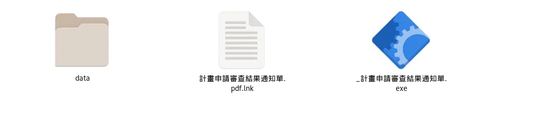 Contents of the extracted ZIP archive (Source - Seqrite)