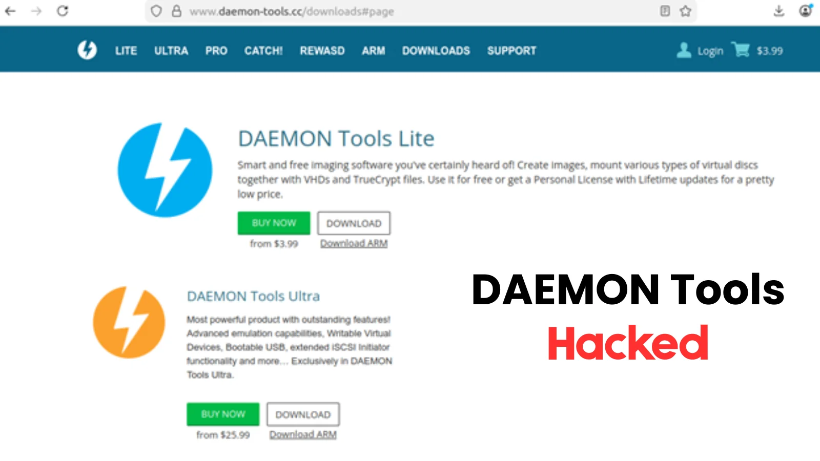 DAEMON Tools Software Hacked to Deliver Malware in a Supply Chain Attack