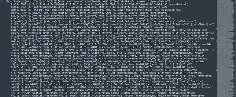 Decrypted payload (Source - LevelBlue)