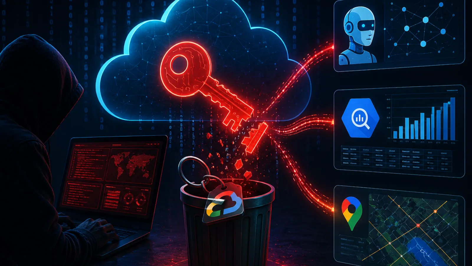 Deleted Google API Keys Continue Accessing Gemini, BigQuery, and Maps APIs