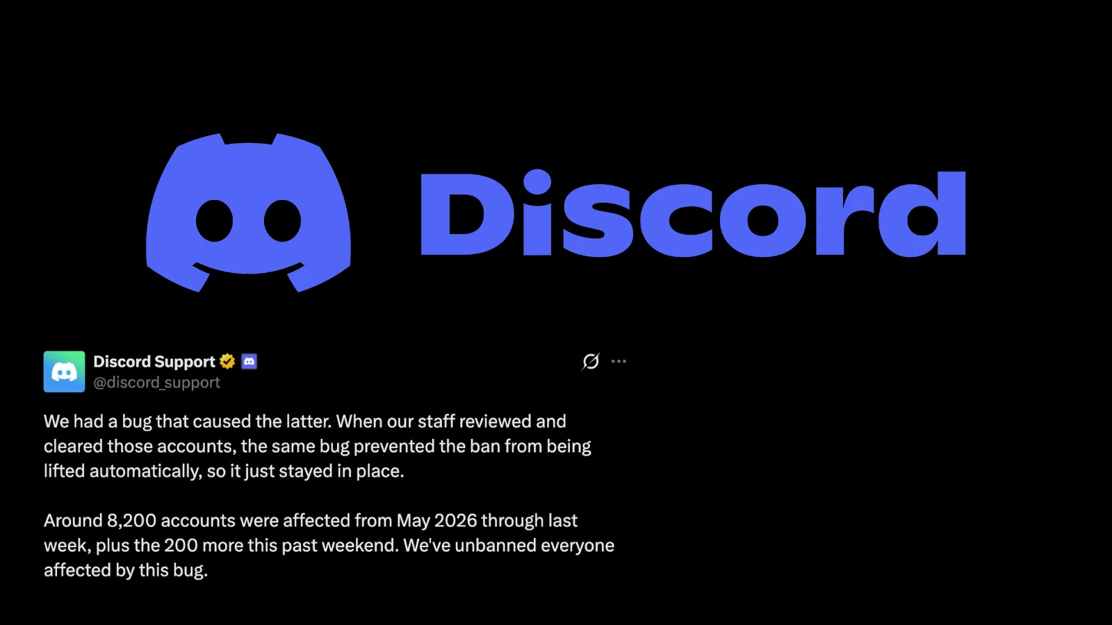 Discord’s Security Systems Mistakenly Banned 8,000+ Accounts Since May 2026