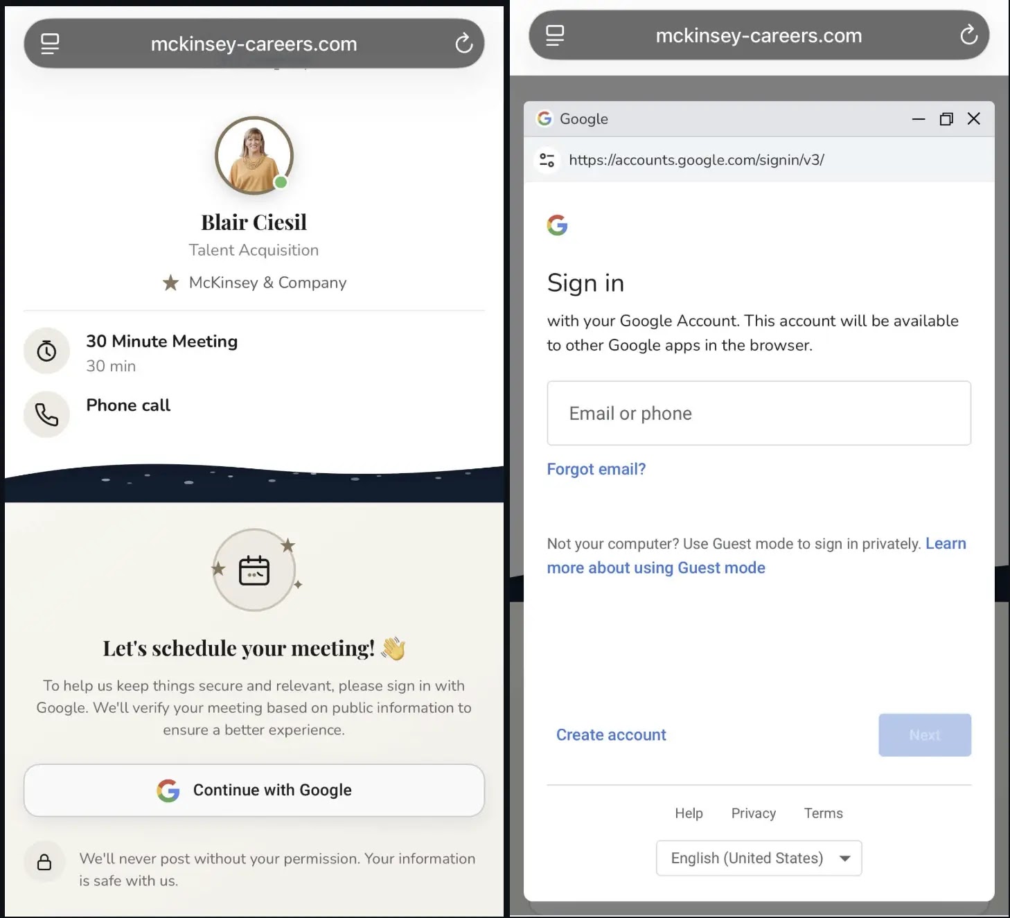 Example Phishing Landing Page (Source - GitHub)