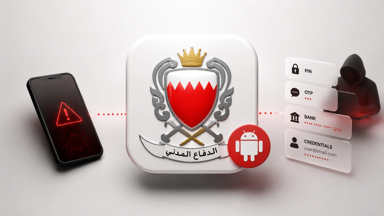 Fake Bahrain Civil Defense App Deploys Android RAT to Steal PINs, OTPs, and Banking Credentials