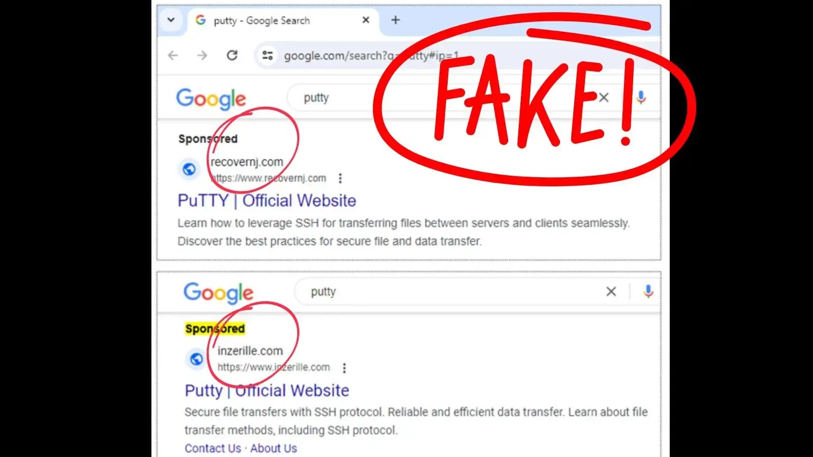 Hackers Attacking Infra Teams With Fake PuTTY & FileZilla Ads