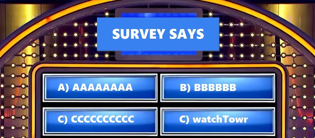 Fake survey (Source - WatchTowr Labs)