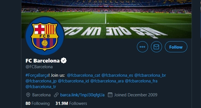 FC Barcelona Twitter Account Hacked by OurMine Hacker Group