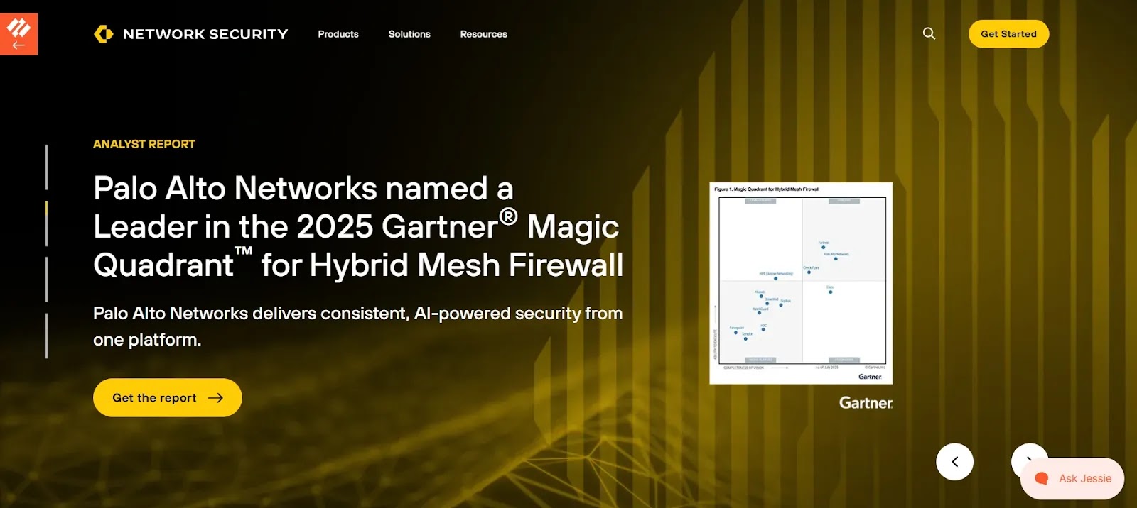 Palo Alto Networks PA-Series next-generation firewall dashboard showing App-ID application visibility