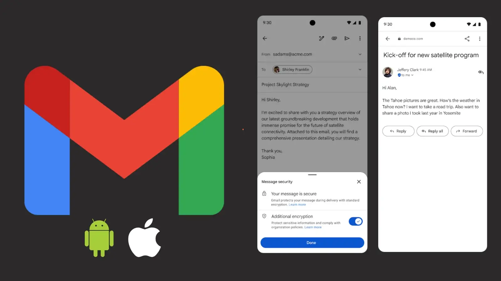 Google Launches Gmail End-to-End Encryption for Android and iOS Users